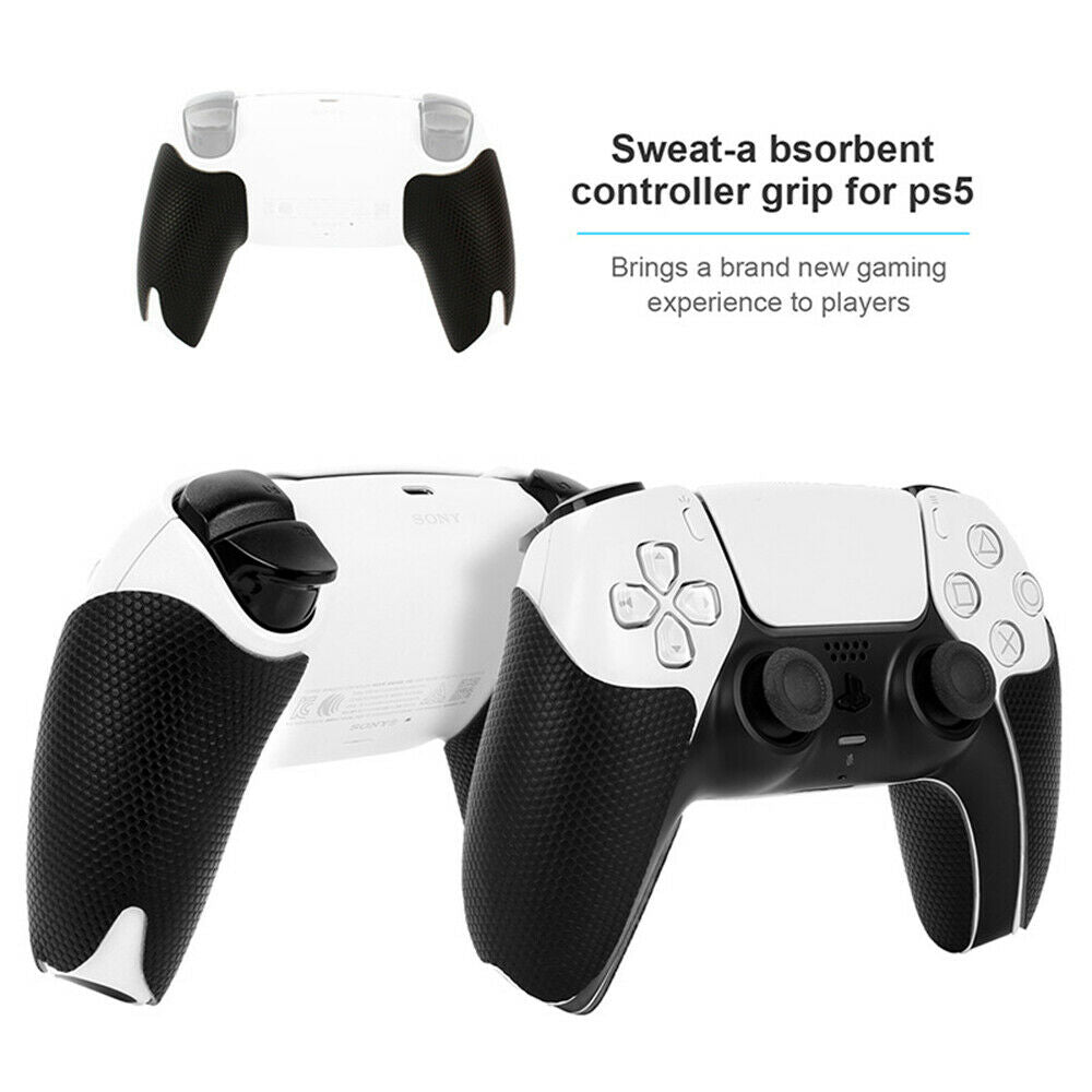 Soft Rubber Handle Grips for PS5 Controller Improve Grip/Comfort for DualSense