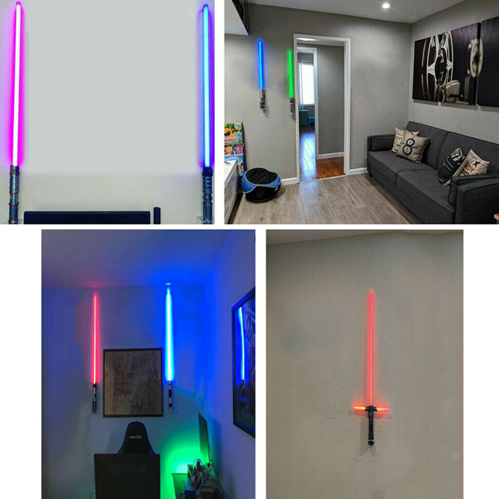 Acrylic L-shape Wall Rack Display Holder Stand Collectibles for Lightsaber