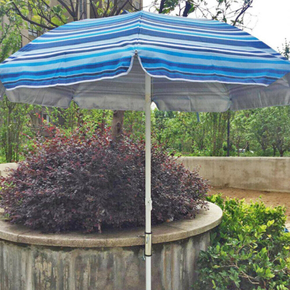 Stable Heavy Duty Parasol Fixed Clip Patio Metal Outdoor Garden Umbrella Stand