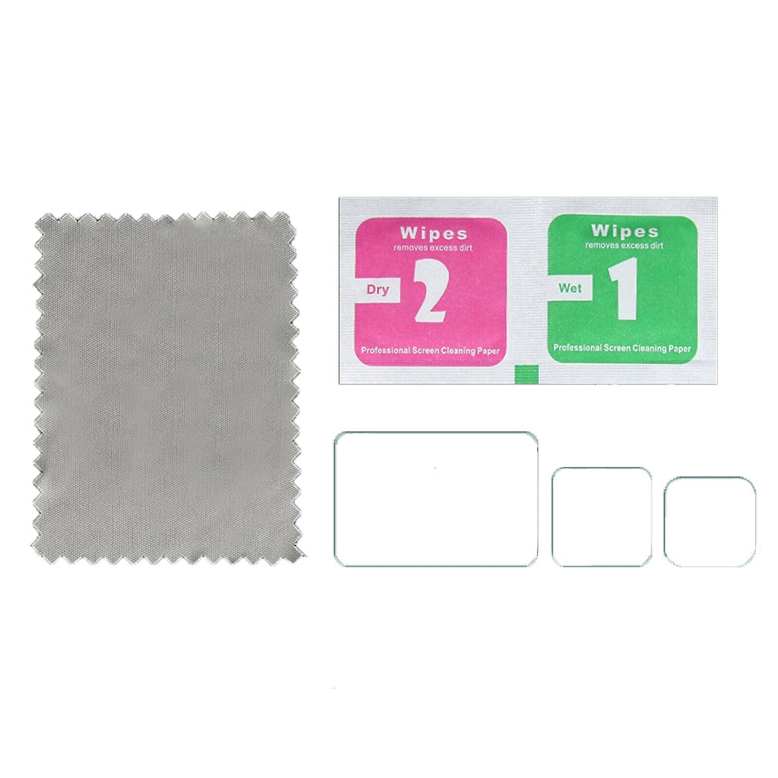 Camera Lens Protector w/LCD Display Tempered Glass Film for   Hero9 Black