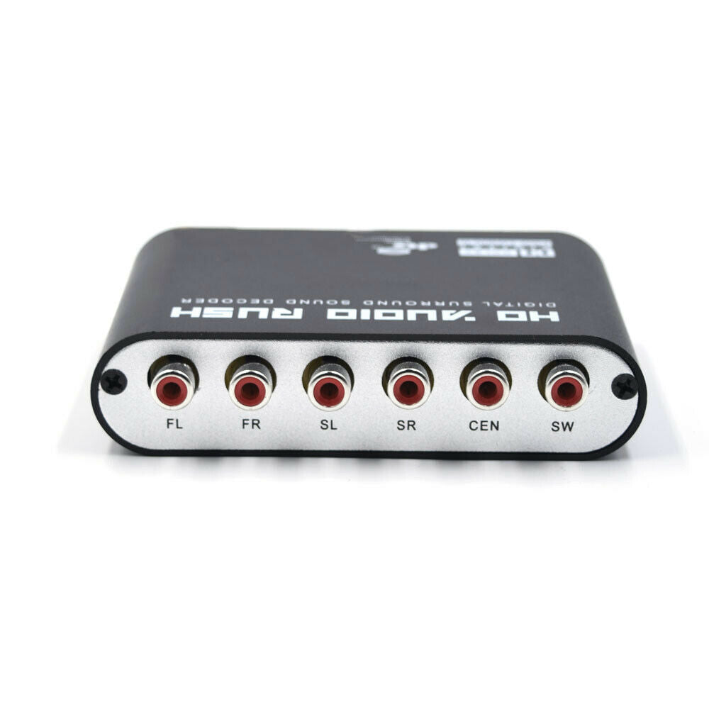 Converter DTS AC3 Source to 5.1 Analog Digital Stereo Audio Decoder US Plug CN
