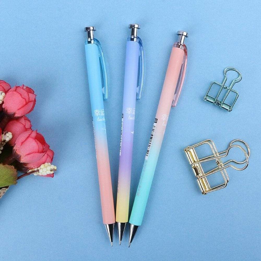 Cute Star Moon Mechanical Pencil Automatic Pens Stationery School Supplies 0.5m