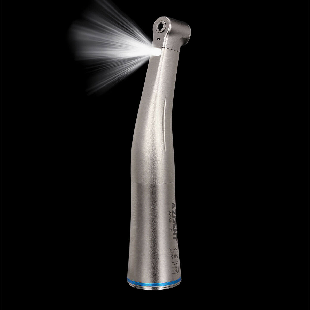3X AZDENT 1:1 LED Fiber Optic Dental Internal Water Spray Contra Angle Handpiece