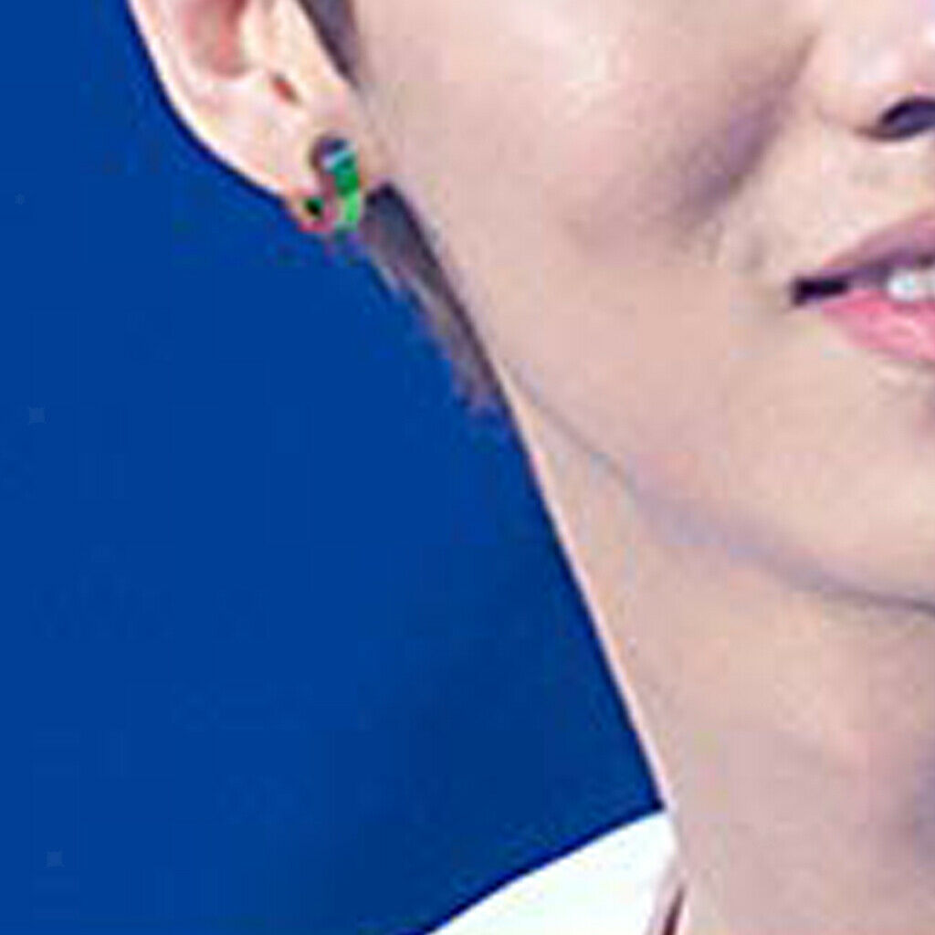 7 Pairs Unisex Huggie Hoop Stud Earrings Jewelry Round Ear Snap Hippy