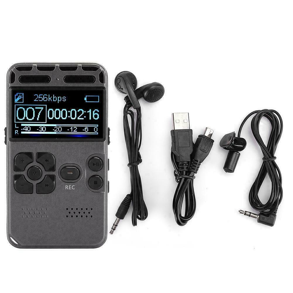 Rechargeable Digital Audio/Sound/Voice Recorder Dictaphone MP3 Player USB 2.0