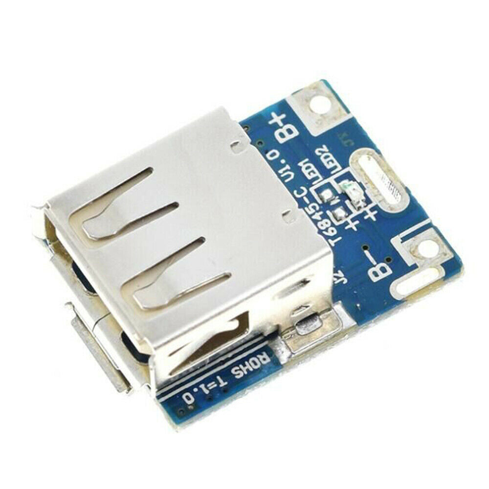 2Pcs Micro USB 5V 18650 Li-ion Battery Charger Module Board