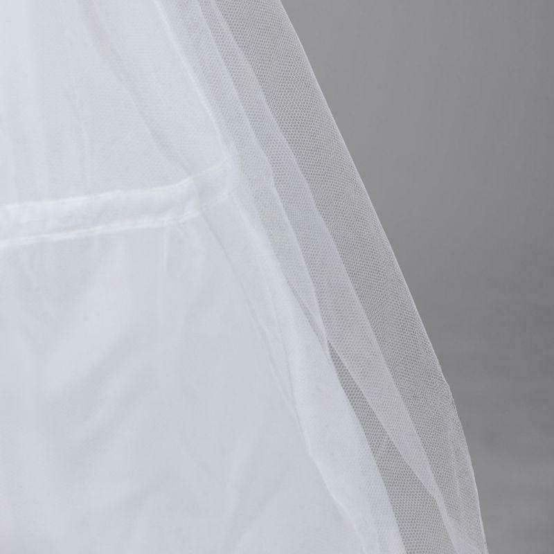 3 Hoops Bridal Crinolines Petticoat Bustle Ball Gown Wedding Dress Underskirt