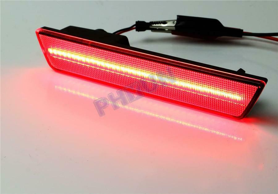 2x LED Red Rear Side Marker Light For Dodge 2008-14 Challenger & 2011-14 Charger