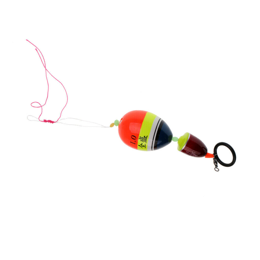 Sea Pole Ocean Rock Fishing Floats Plastic Sliding Floating Buoy Kit 1.0#