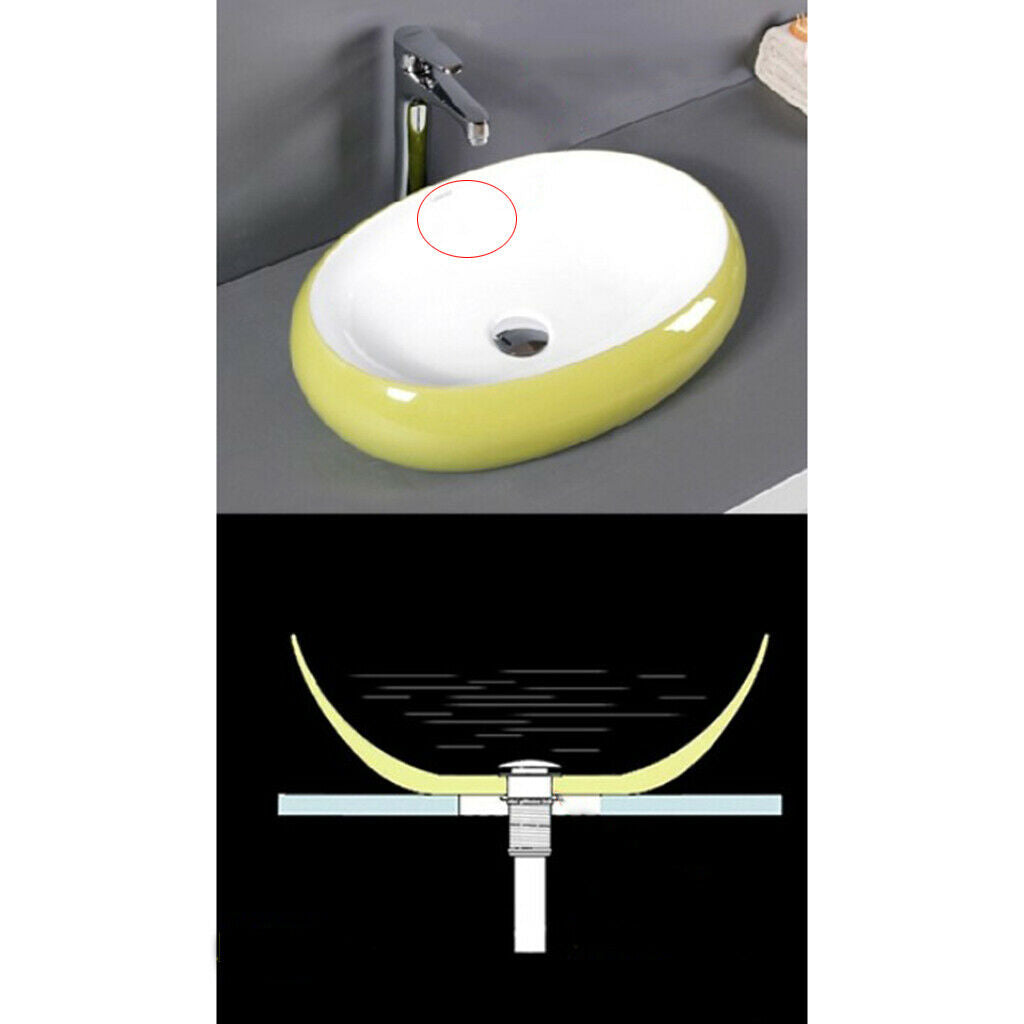 Bathroom Vessel Sink Brass Pop Up Drain without Overflow 3.2cm Bamboo