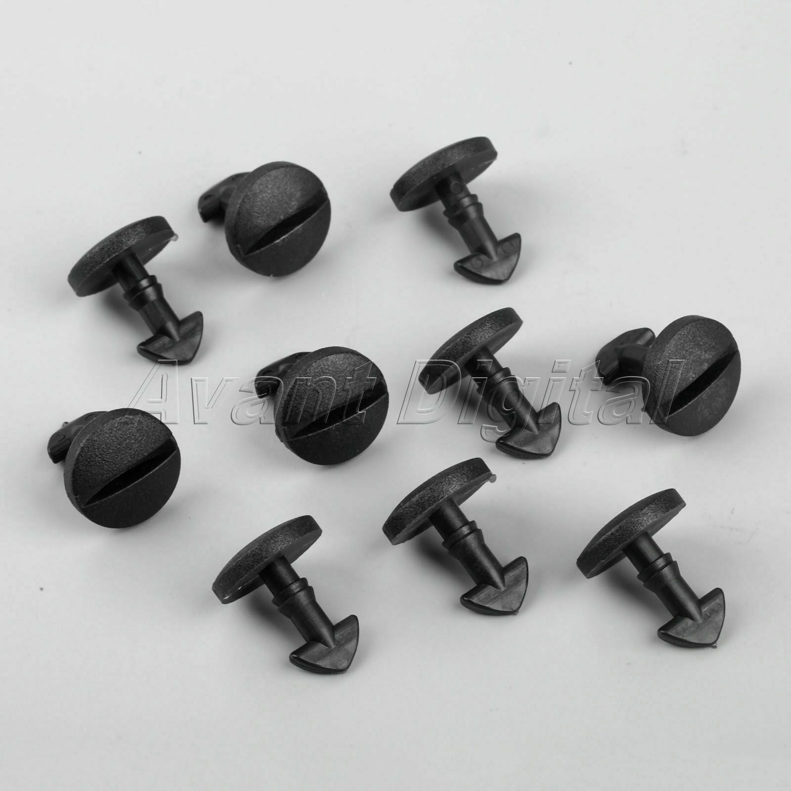 For RANGE ROVER 10PCS Car Auto Rear Bumper Tow Cover Clips Towing Eye Trim Clip