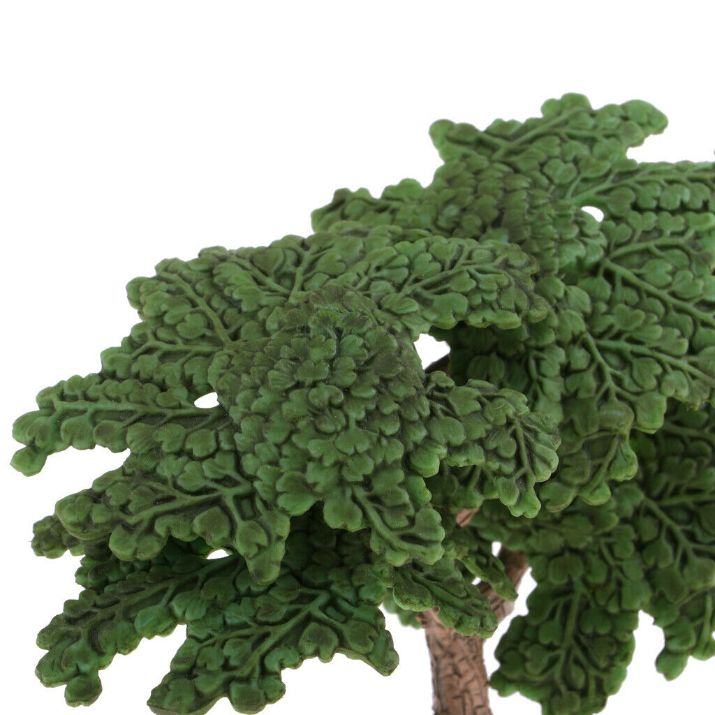 Dark Green Scenery Cypress Pine Trees Train Railroad Sand Table LAYOUT