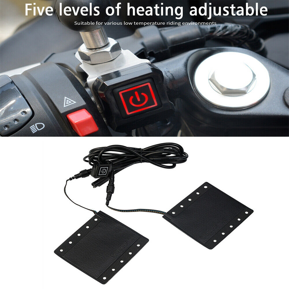 12V Motorcycle ATV Five-speed Heating Electric Handle Cover Warmer Grip Cover