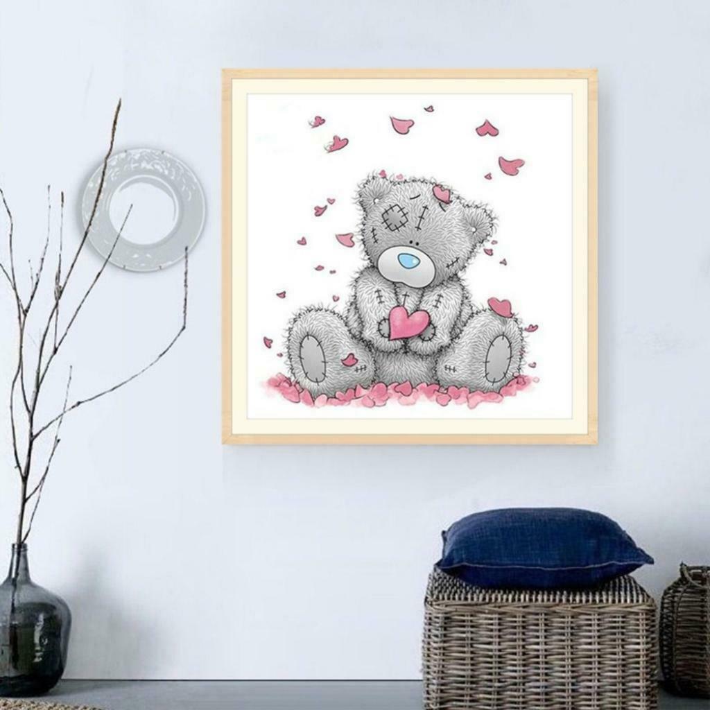 2 Pack DIY 5D Diamond Painting by Number Kit for Kids Children, Cross Stitch