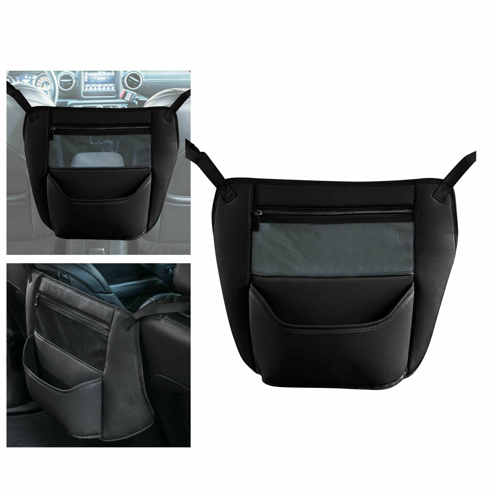 Universal Car Organizer Laptop Purse Between Front Seat for Drinks Holder
