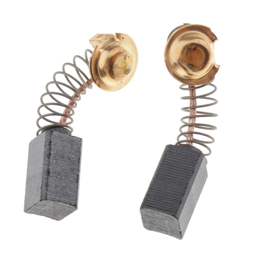 2pc Carbon Brushes w/ Base Motor Power Tool Replacement for Hitachi 999-021