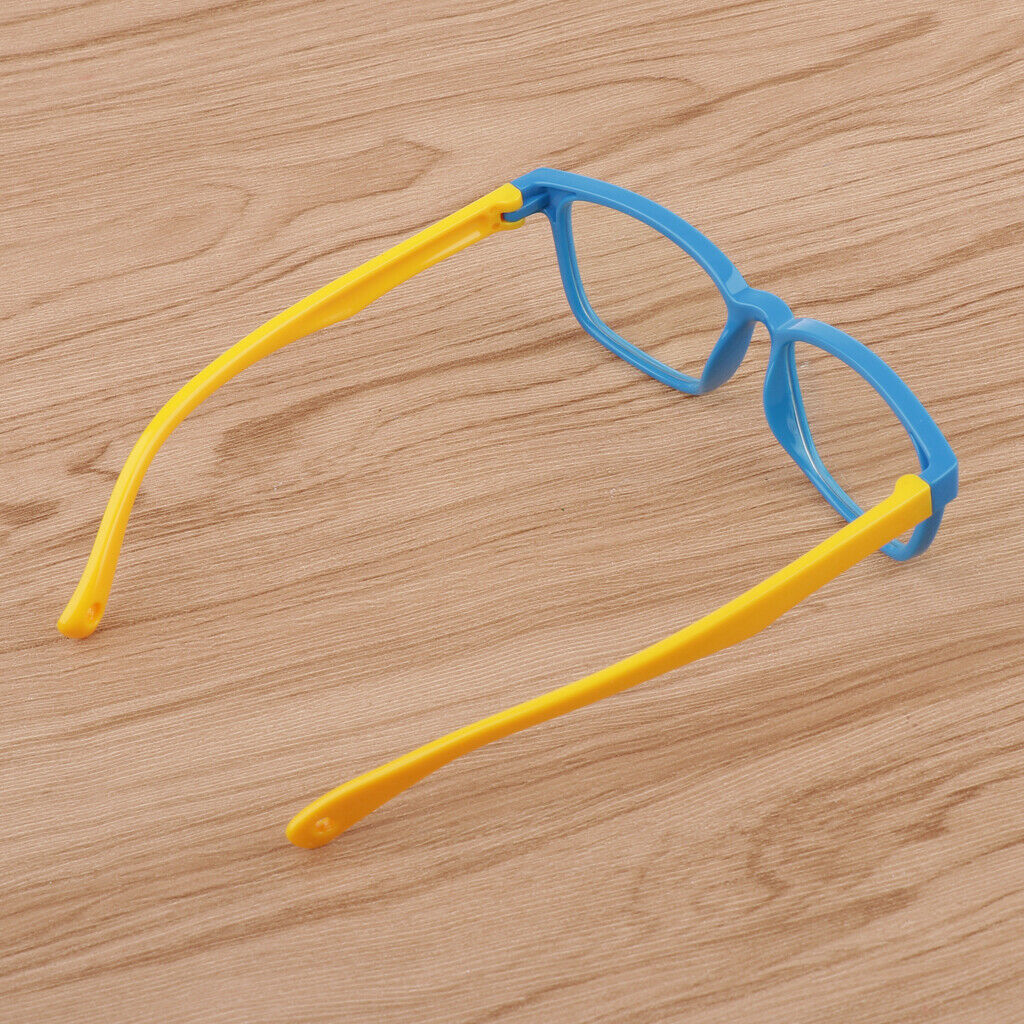 2PCS New Kids' Eyeglasses Anti Eyestrain Filter Soft Silicone Frame Glasses