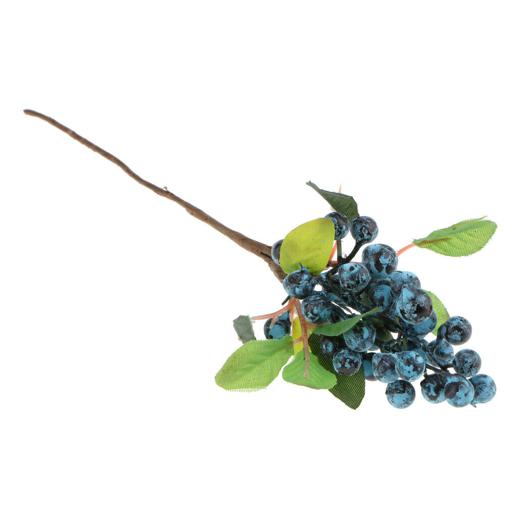 10Pcs Vivid Artificial Flowers Christmas Fruit Berries Plants For Wedding Home