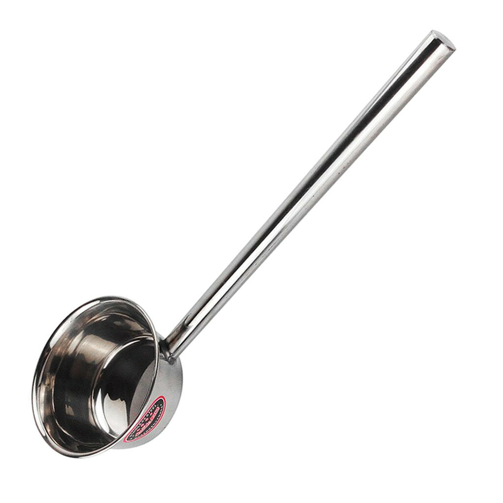 Canteen Stainless Steel Ladle Long Handle Spoon Water Spoon Soup Shell 45cm