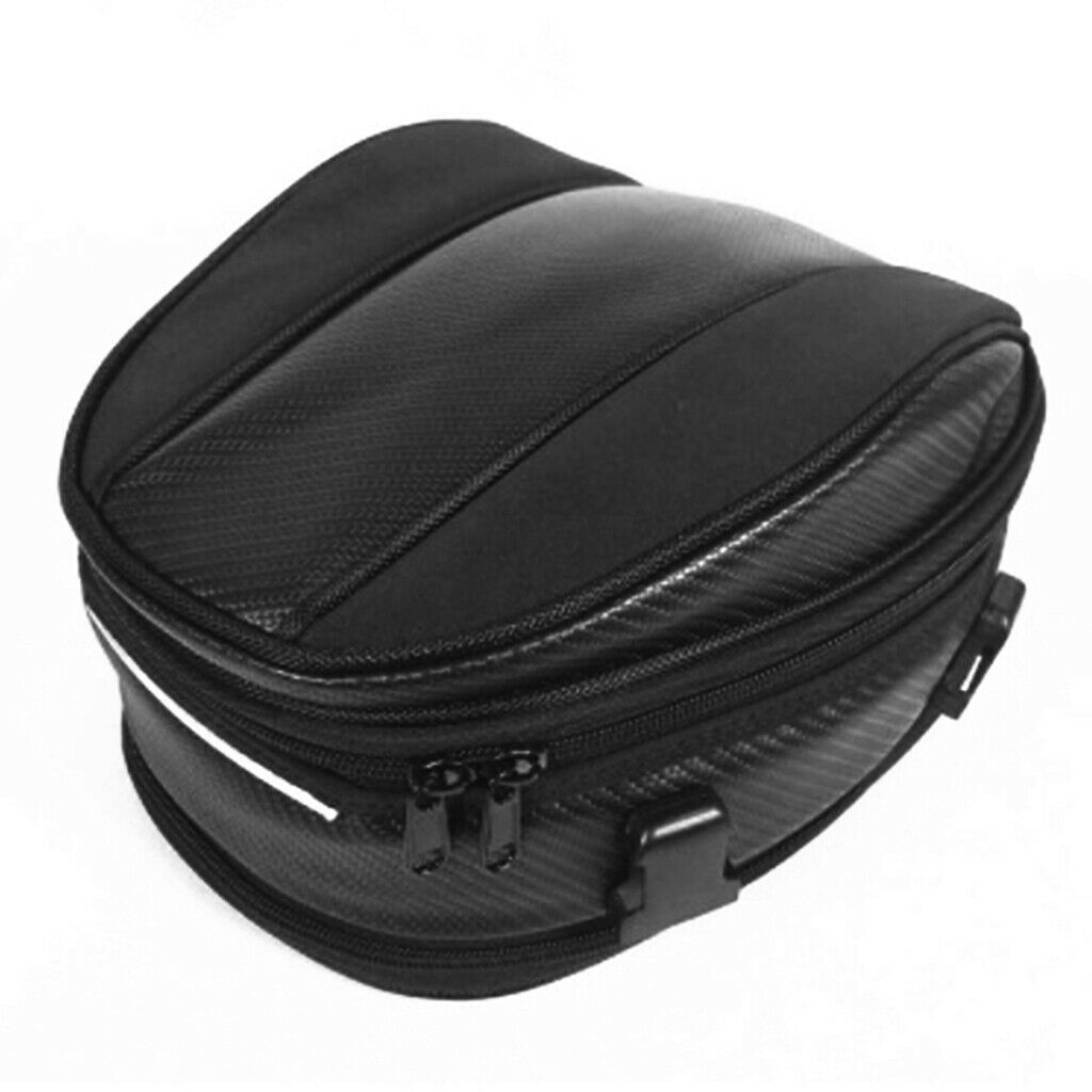 Motorcycle Tail Seat Bag Waterproof Helmet Bag Bike Bag Durable 30x21.5x20cm