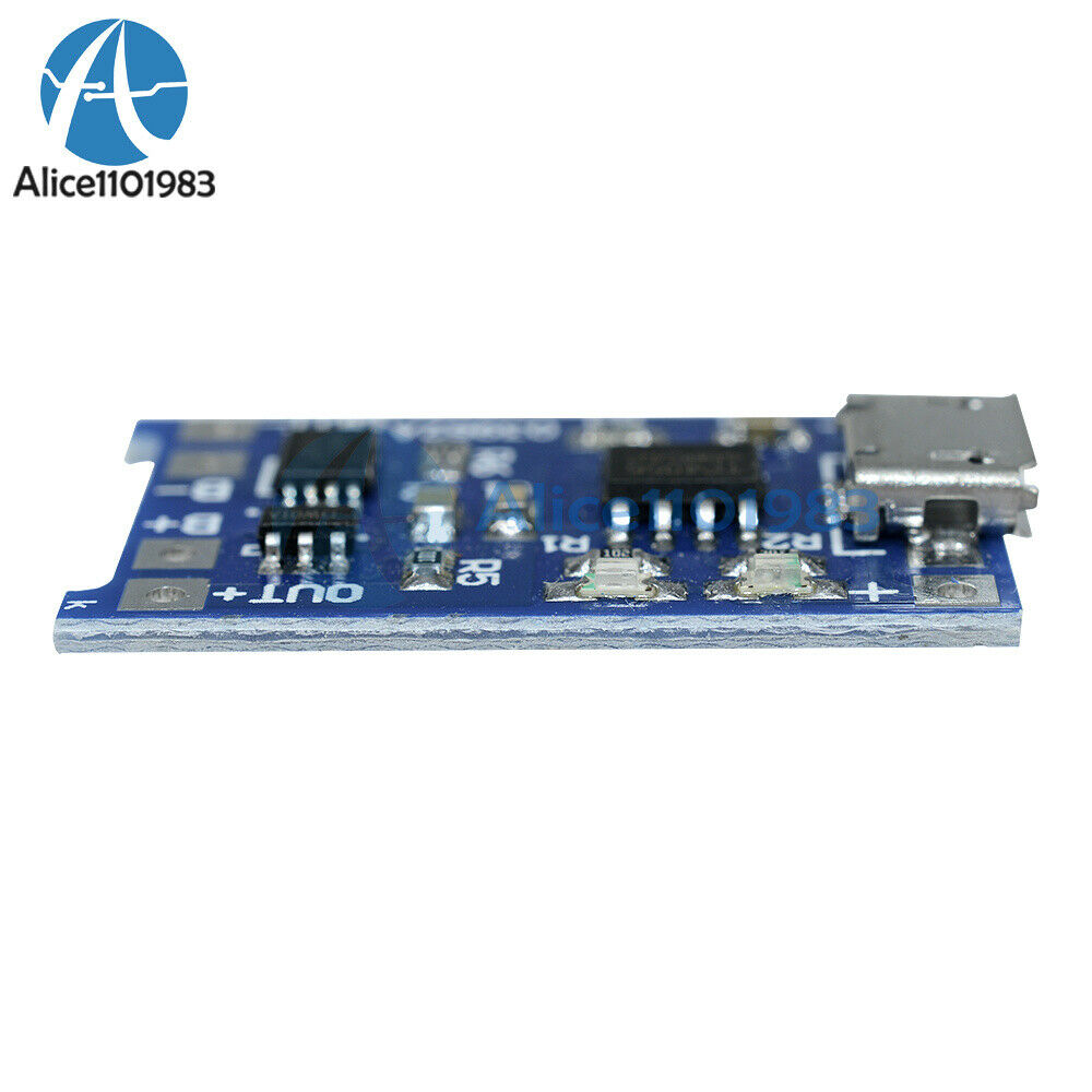 5V Micro USB 1A 18650 Lithium Battery Charging Board Charger Module+Protection