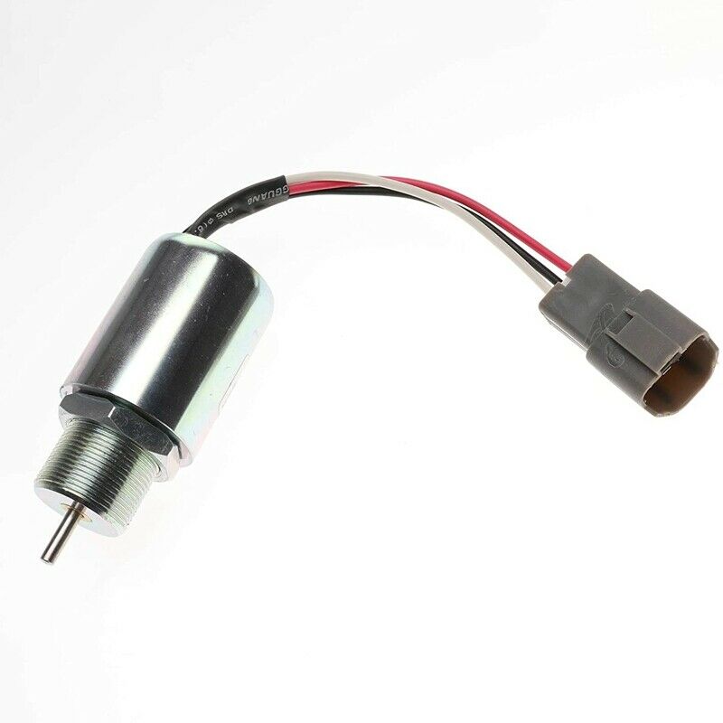 2X(SA-3725-12 30A87-00040 Fuel Shut Off Solenoid for Mitsubishi L2E L3E S3LF1F7)