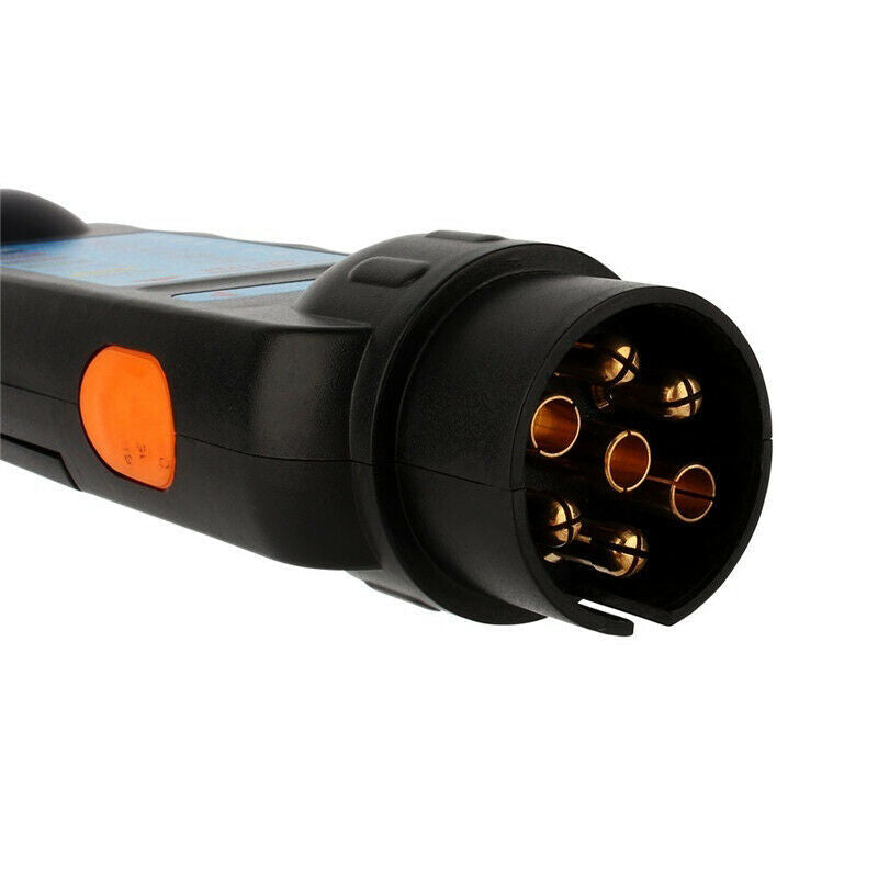 7 Pin Car Truck Trailer Plug Socket Tester Wi Circuit Light Test Tool F5T3