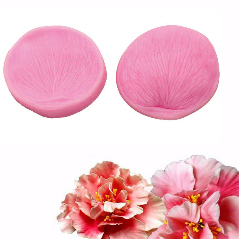 Peony Flower Petal Leaf Fondant Sugarcraft Cake Cutter Mould Embossing Dec.l8
