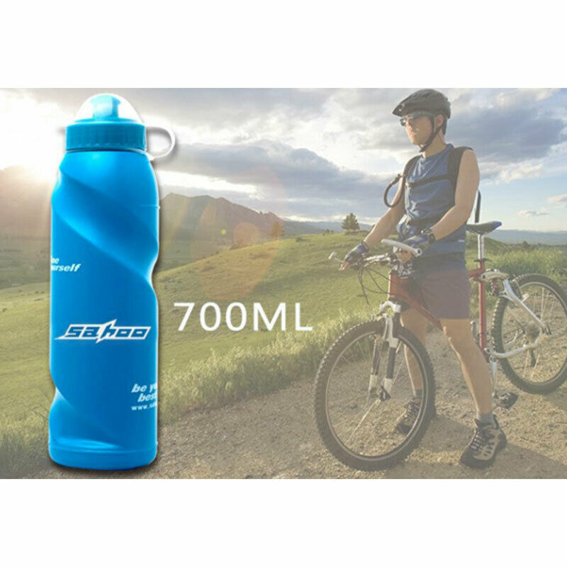 Outdoor 700ml Bicycle Bike Soft  Water Drink Bottle Hand Press Travel k.l8