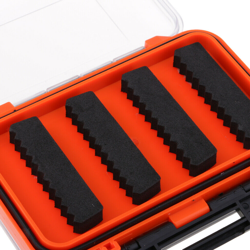 Double Sided Fishing Box Empty Fishing Tackle Equipment Box Fishing Lure Box