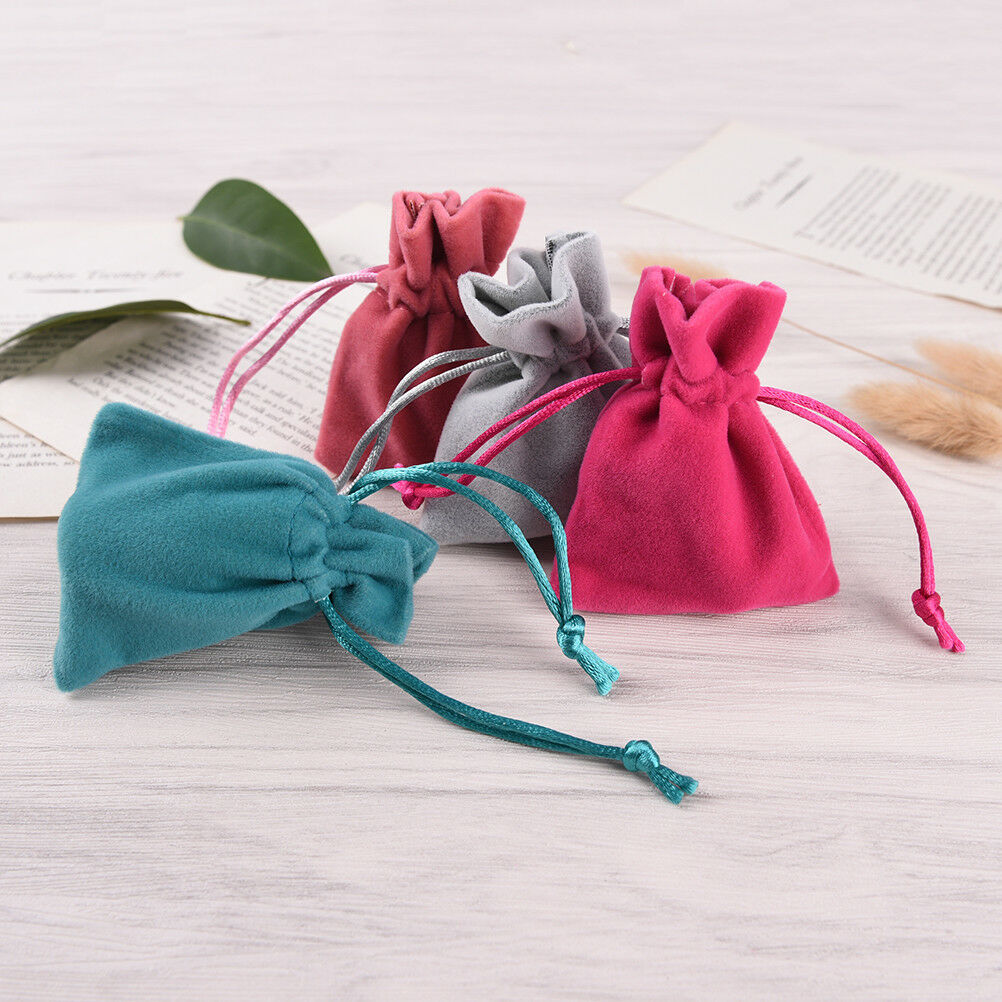 2X7*9 Jewelry Packing Velvet Bag Velvet Drawstring Bag Pouches Gift Game RanY1
