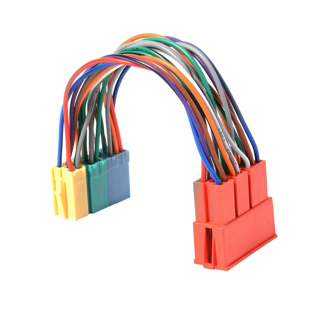 Audio 8Pin 20Pin Mini ISO Adapter Cable Connector MP3 Changer For VW Audi