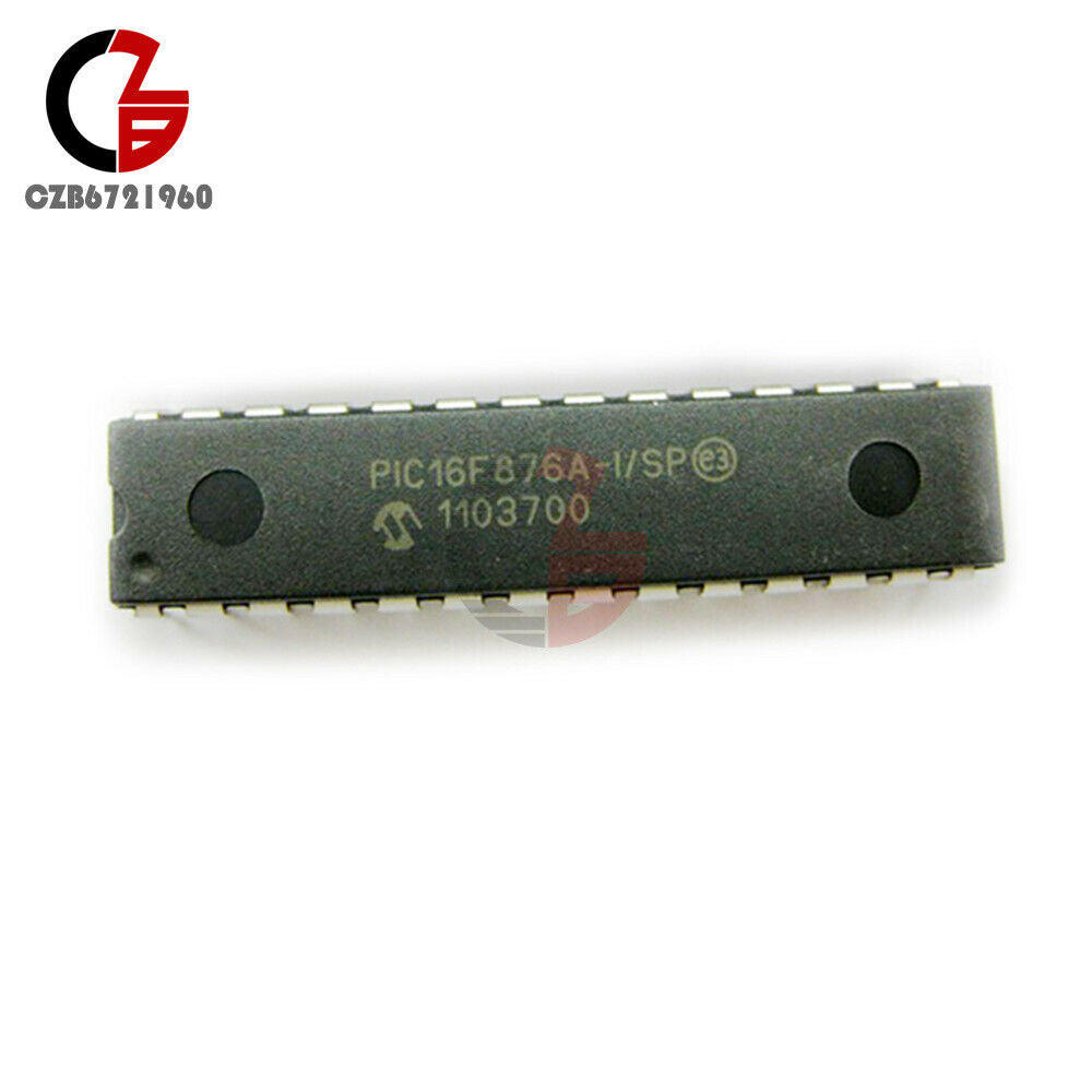 5PCS PIC16F876A-I/SP PIC16F876A-I/P PIC16F876A DIP-28 MICROCHIP Chip IC MCU