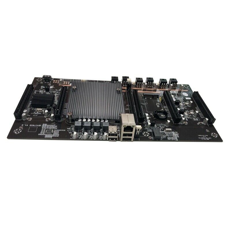 X79 H61 BTC Mining Motherboard LGA 2011 DDR3 Supports 32G 60mm Pitch Support RY6