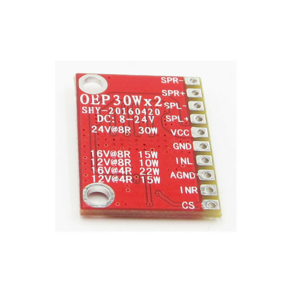 Audio Module Class D Digital Power Amplifier Board Replace TDA8932 OEP30Wx2