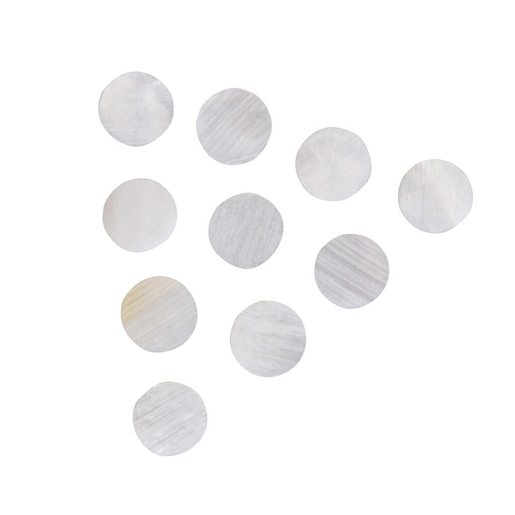 10 Points Luthier Shell 6.2mm For Decoration Accesses Guitar Electric Decoration