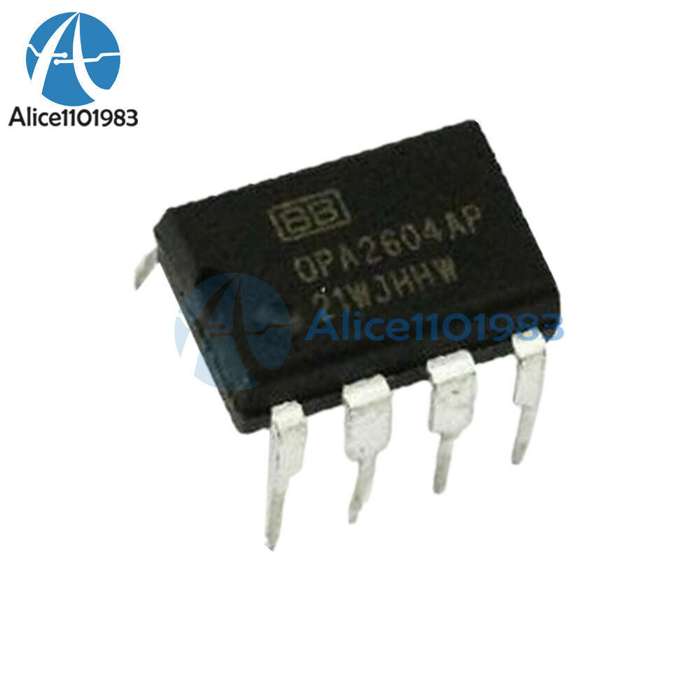 10PCS OP AMP IC BURR-BROWN/BB/TI DIP-8 OPA2604AP OPA2604APG4