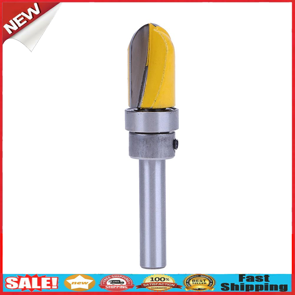 1pc 1/4in SH 5/8in  Full Length Ball Round Nose Router Bit Milling Cutter @