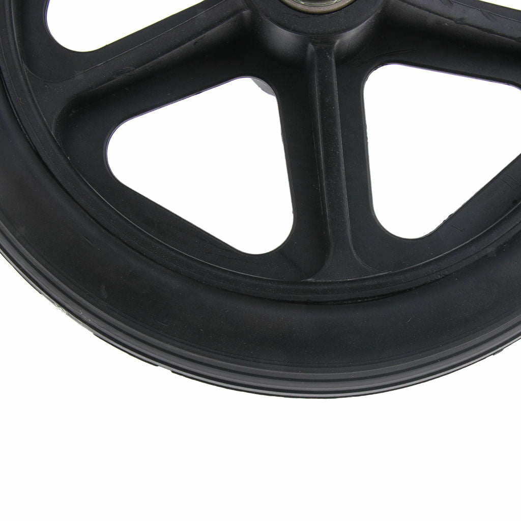 2 pcs Wheelchair Front Castor, Walker Wheel Replacement 7 inch PU Wheels with