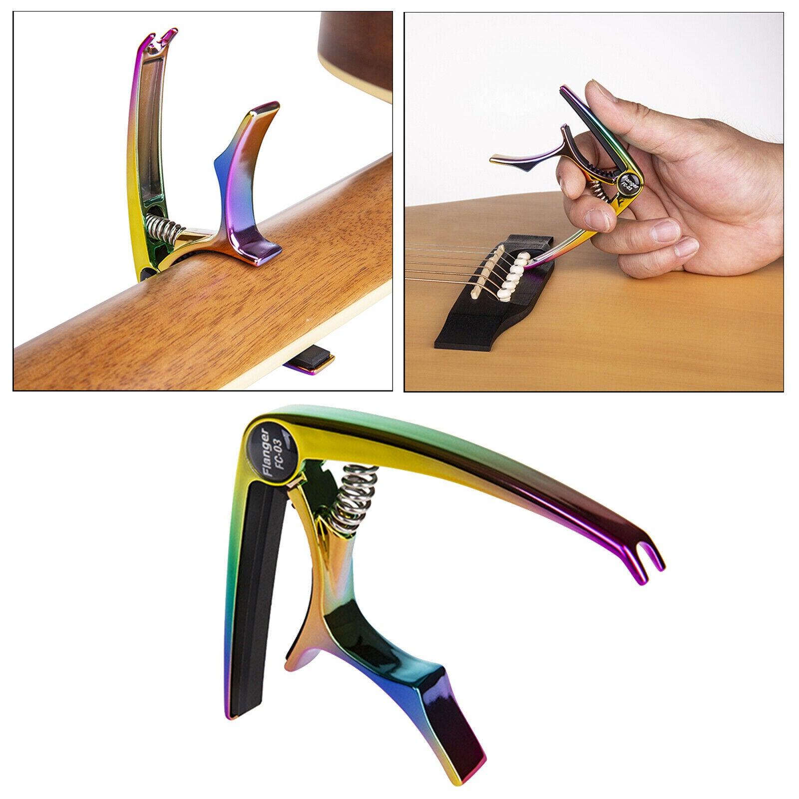 Professional Capo Quick Change for Classical Guitar Ukulele Mandolin Banjo