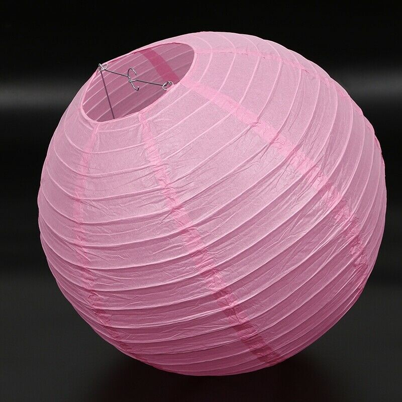 1 x Chinese Japanese Paper Lantern Lampshade for Party Wedding, 40cm(16") PinkM2