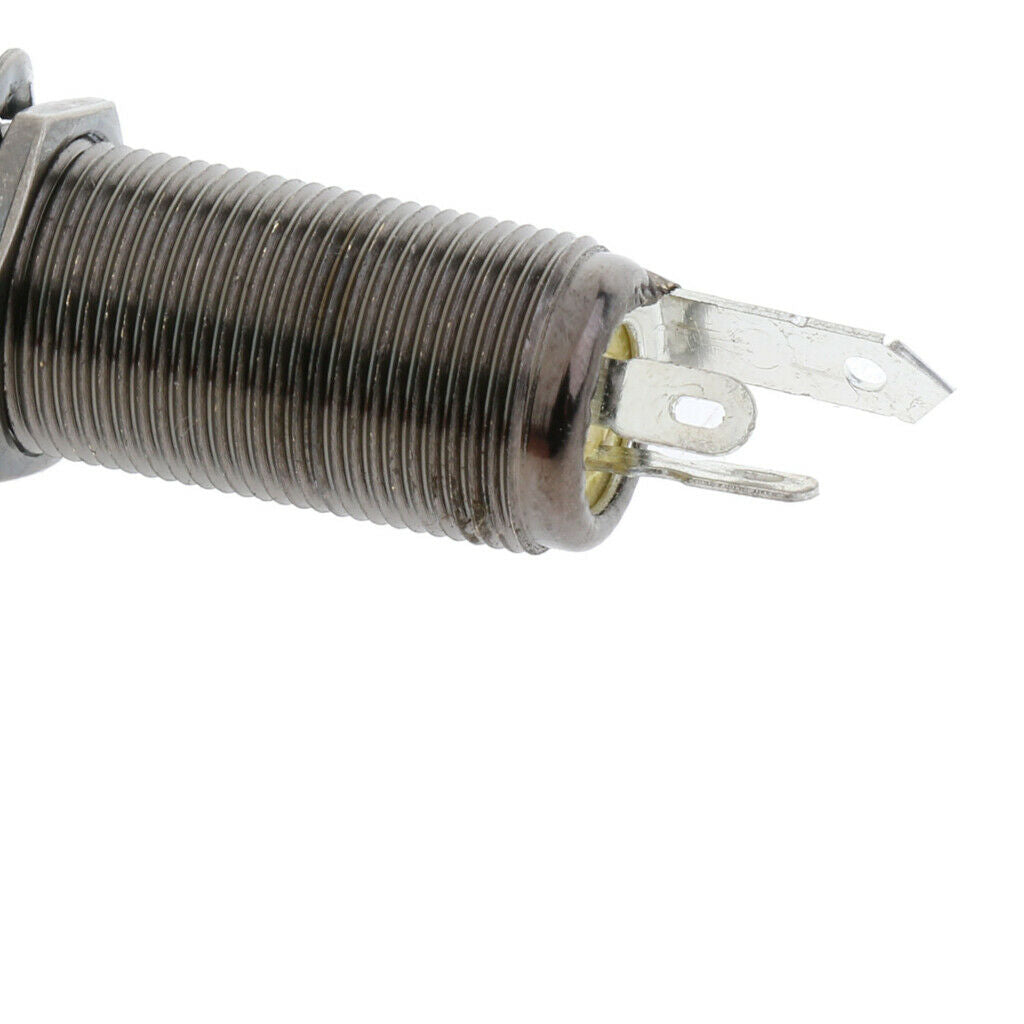Electric Guitar Bass 1/4" Cylinder Threaded End Pin Output/Input Jack Socket