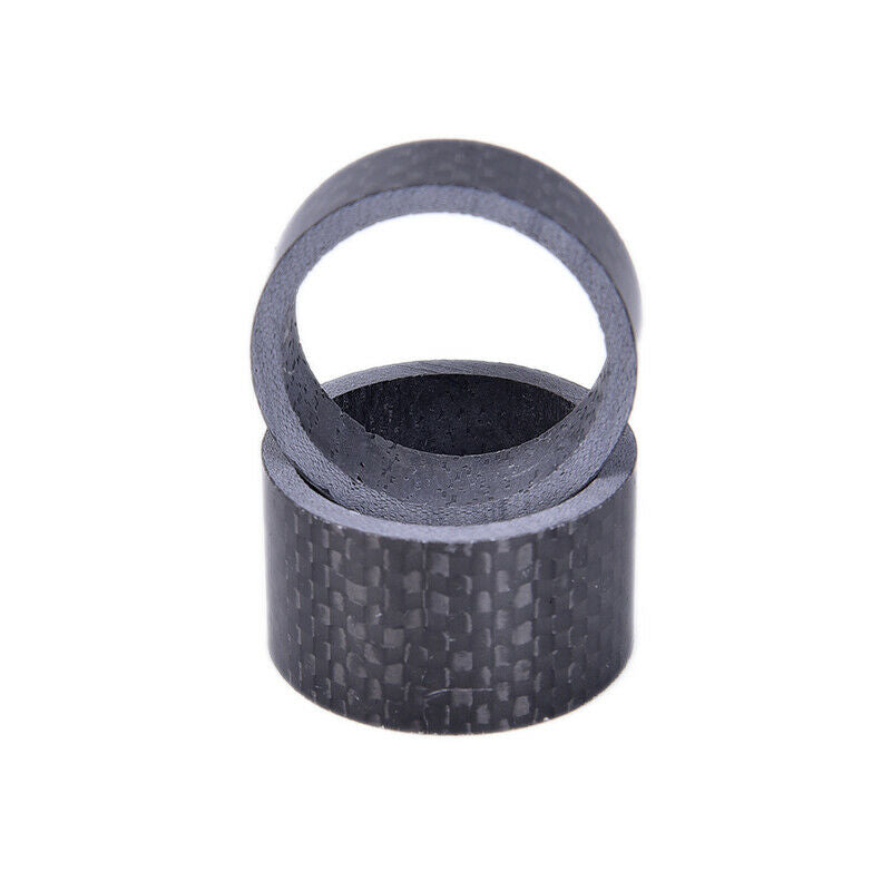 4PCS Full Carbon Fiber Bicycle Spacer Cycling Washer Bike Bicycle Stem Spac BDD