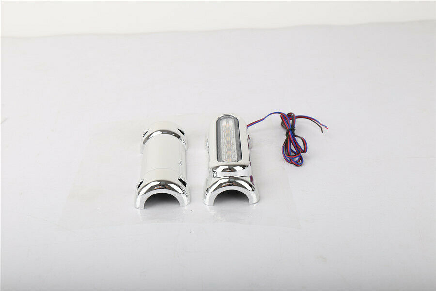 Motorcycle Highway Bar Switchback Driving Light White Amber LED For Crash Bars