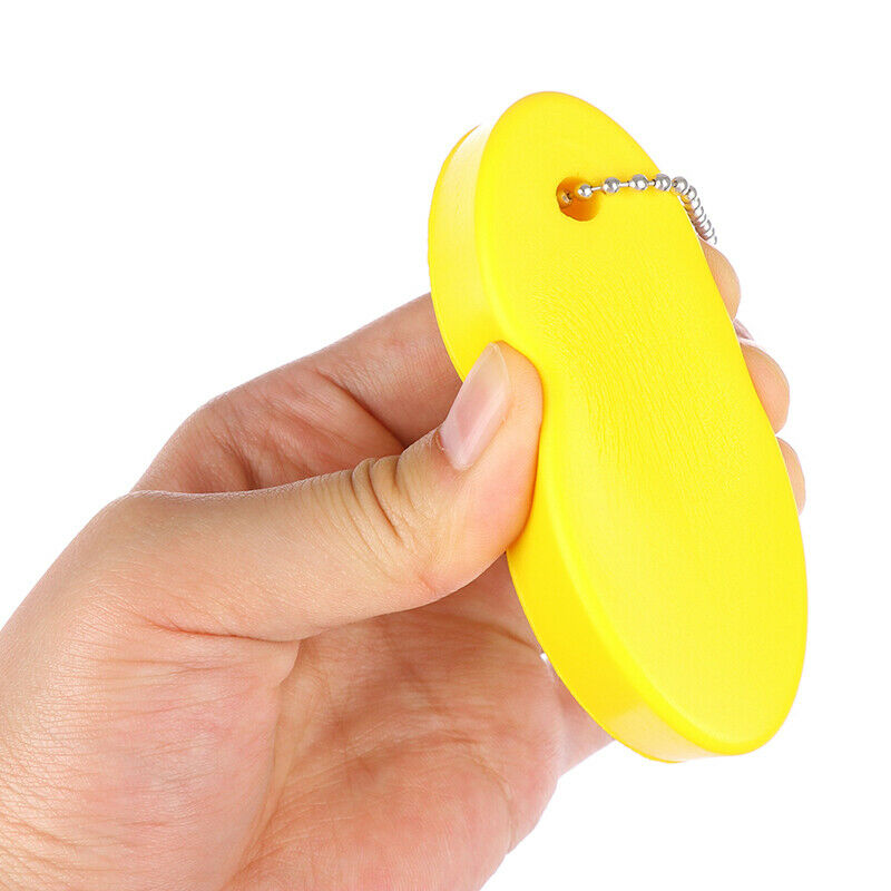 Foam Floating Buoyant Keychain For Water Sports Swimming Oval Keyring Ke_EODD