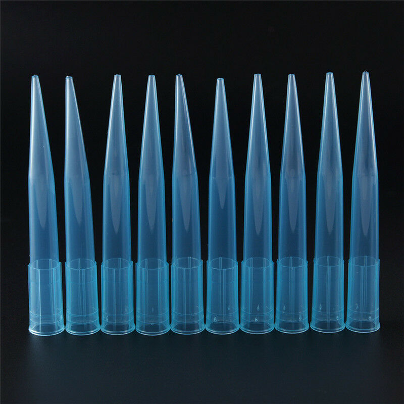 500pcs Laboratory blue 1ml lab liquid pipette pipettor tips lab supplie NV FG