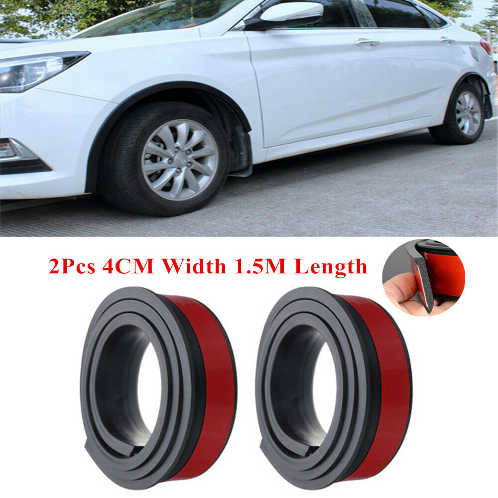 59''*1.57'' Car Wheel Eyebrow Extension Protection Fender Rubber Arch Extenders