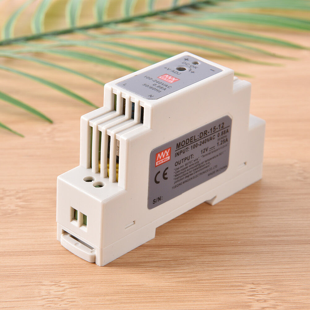 15W 12V MINI DIN Rail Switching Power Supply DR-15-12 LSE Power Supply Units BDA