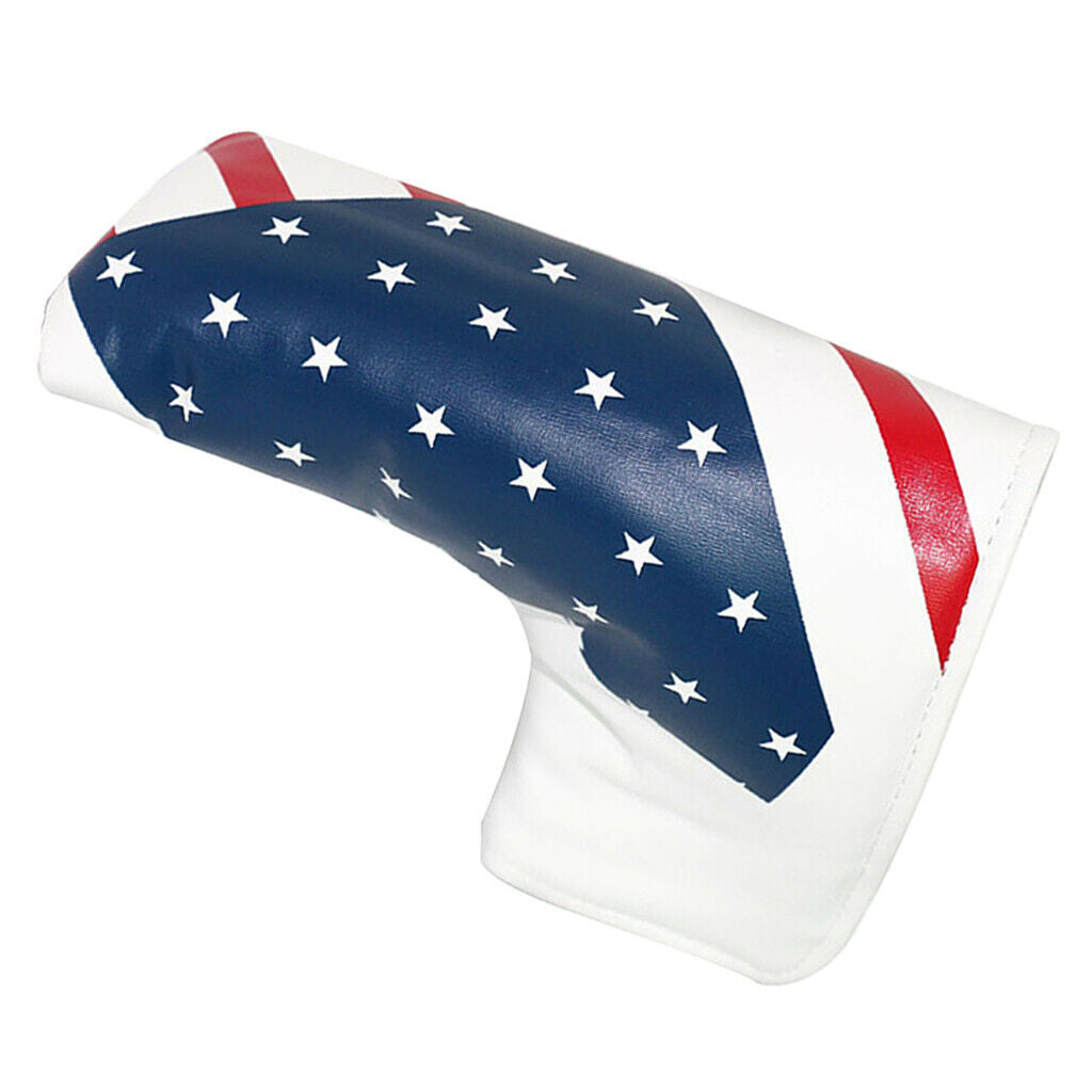 6x Golf Club Head Cover Magnetic Mallet Blade Cover  No. 1 3 5 UT Wood Headcover