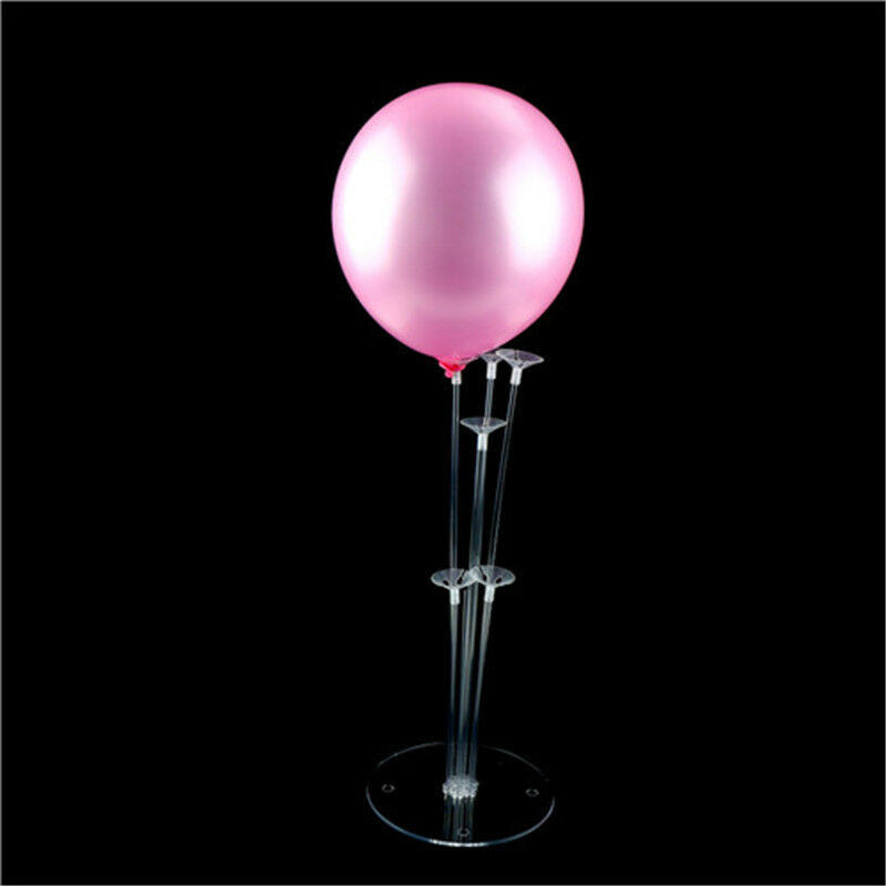 1 Set Sucking Plastic Balloon Column Base For Wedding Birthday Party Dec.DD